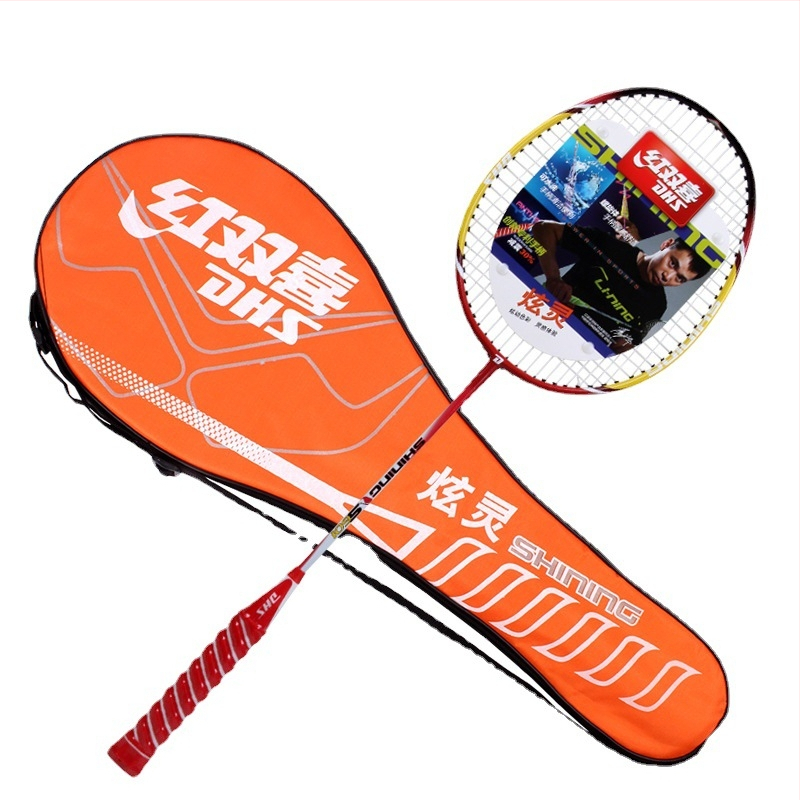 DHS Red Double Happiness S6 séria badmintonová raketa z karbónových vlákien, typ kontroly, ultra ľahká, odolná, umývateľná rúčka