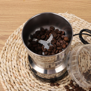 Măcinător electric pentru plante medicinale, pulberi, blender, măcinător de boabe și cafea compact