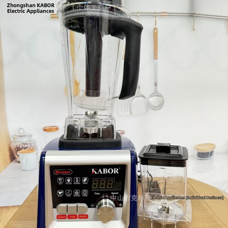 KABOR 9535 Čistý meďový blender pre komerčné použitie, vysokorýchlostný viacfunkčný kuchynský robot na smoothie