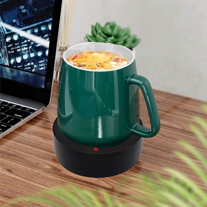 USB magnetska podloga za miješanje čaše s regulacijom temperature i grijanjem, 2-in-1 grijač za čašu
