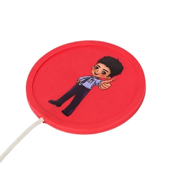 Aranyos karikatúra USB pohártartó PVC puha felülettel – testreszabható ajándék