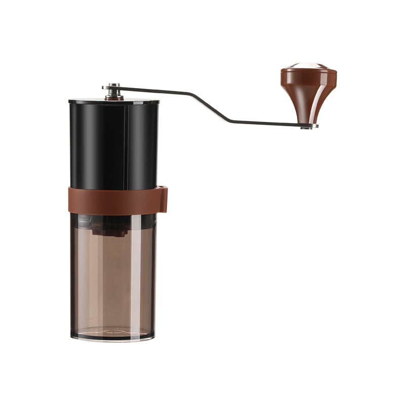 Kézi hajtásos kávédaráló pour-over és olasz stílusú őrléshez, összecsukható, hordozható otthoni használatra.