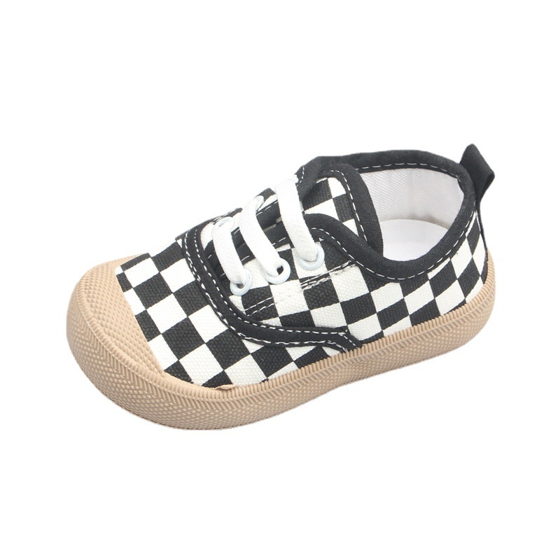 Leopárd mintás vászon slip-on gyerekcipő, puha talppal, légáteresztő, 1–3 éveseknek