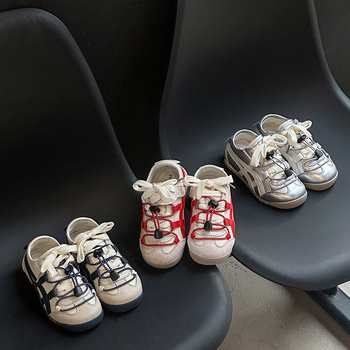 Gyerek sportcipő, 2026-os őszi kollekció, puha talp, csúszásmentes, Velcro-zárás, uniszex mindennapi sneaker