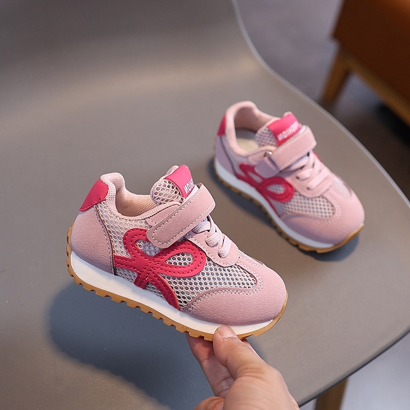 Unisex dječje tenisice s mrežastim gornjim dijelom, ljeto 2026, bijele, niski dizajn, kopčanje na Velcro, prozračne