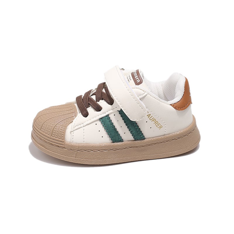 Dječje tenisice, unisex, bijele, mekana potplata, protuklizne, gumeni vrh prsta, zatvaranje Velcro