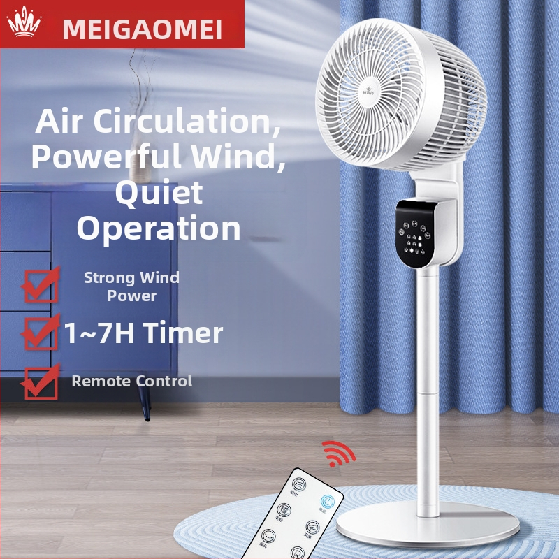 Meigaomei nový cirkulačný ventilátor do internátu, tichý domáci stolný aj stojanový ventilátor, dvojité použitie