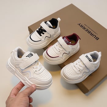Dječje bijele tenisice za proleće, unisex, s Velcro zatvaračem, za djecu 1–6 godina