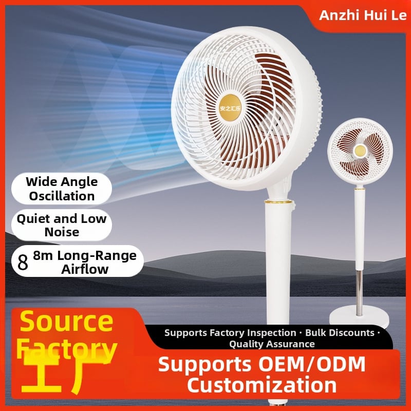 Domáci ventilátor na cirkuláciu vzduchu, zvislý stojanový ventilátor, 3 rýchlosti, nízky hluk