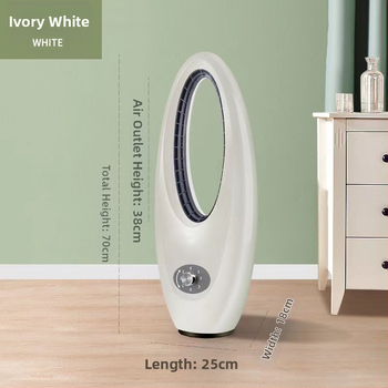 Bezlápový stojanový ventilátor, tichý chod, 3 rýchlosti, oscilujúci