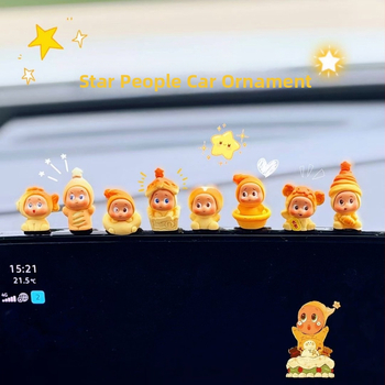 Star People Dessert Series - dekoratívna figúrka do interiéru auta, ozdoba pre palubnú dosku (model 2026)