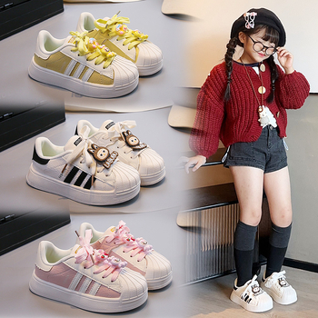 Unisex dječje tenisice s shell-toe i crtanim uzorkom – tenisice na Velcro kopčama, svakodnevna obuća, proljeće–jesen 2025