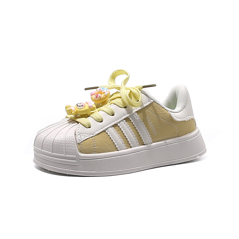 Unisex dječje tenisice s shell-toe i crtanim uzorkom – tenisice na Velcro kopčama, svakodnevna obuća, proljeće–jesen 2025