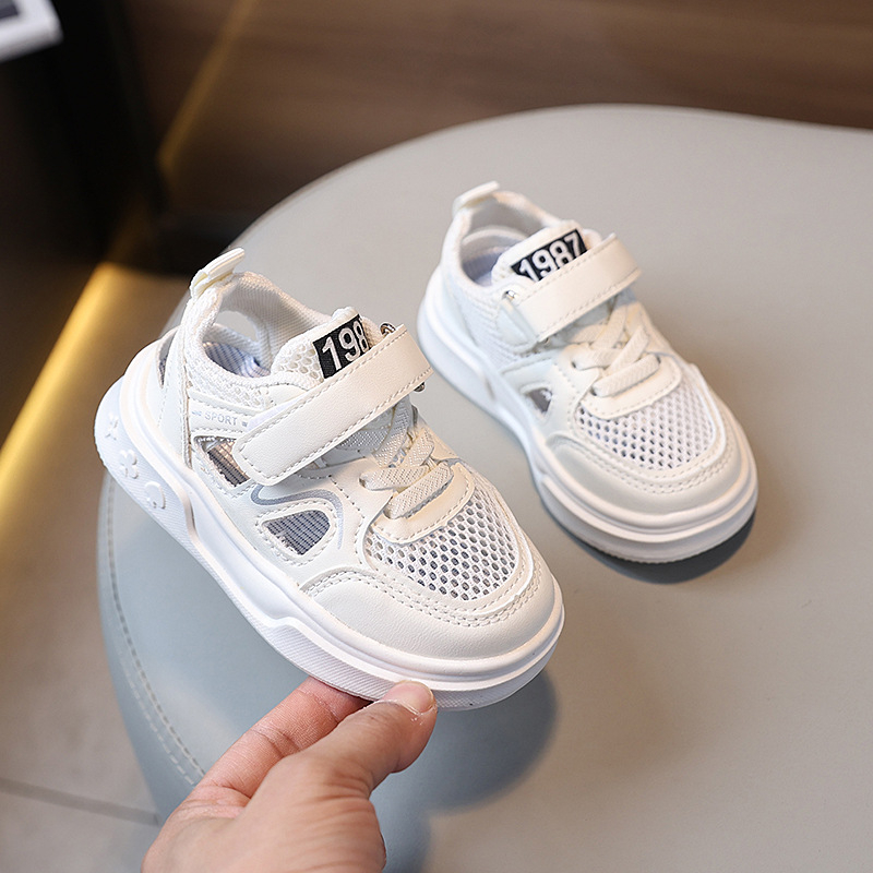 2025 ljeto unisex dječje tenisice, prozračne, niskog profila s Velcro zatvaračem