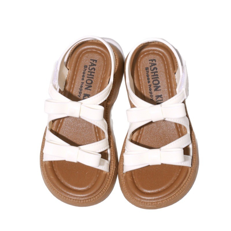 Dječje sandale na Velcro – slatke, moderne stil princeze, otvoreni vrh, mekana protuklizna potplata, za uzrast 1–12 godina