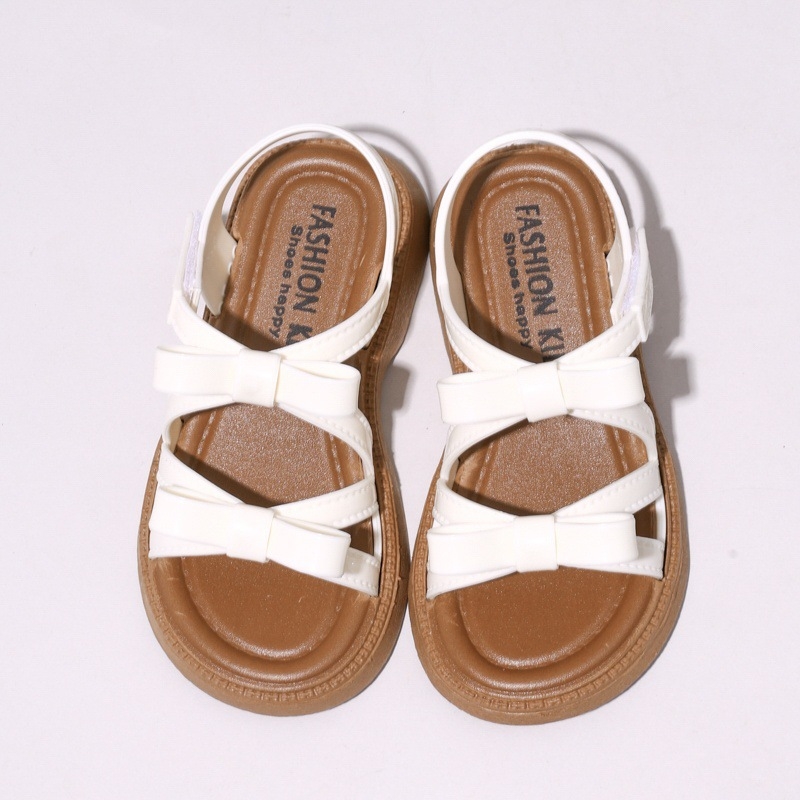 Dječje sandale na Velcro – slatke, moderne stil princeze, otvoreni vrh, mekana protuklizna potplata, za uzrast 1–12 godina