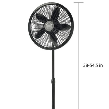 8-inčni snažni stojeći ventilator s tri brzine