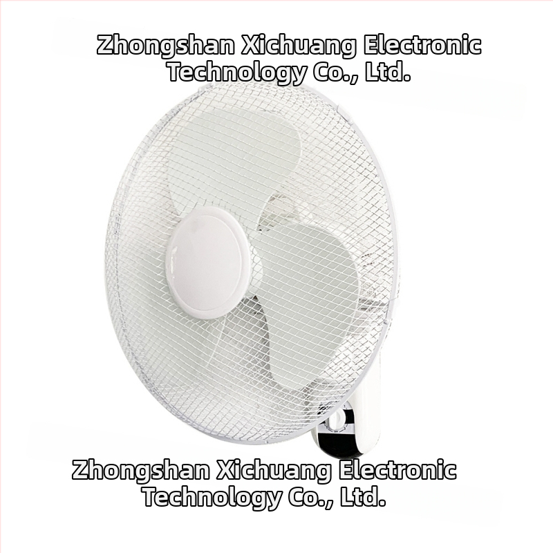 16-palcový nástenný ventilátor, 50W, 12V, prirodzený vietor, mechanický režim, bez diaľkového ovládania, bez časovača