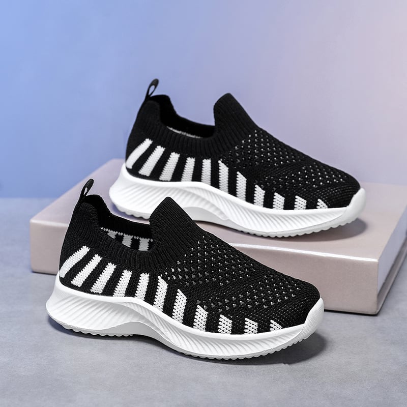Dječje tenisice od pletenog materijala, prozračne, mekana EVA potplata, udobne, unisex casual tenisice za učenike osnovne škole, slip-on