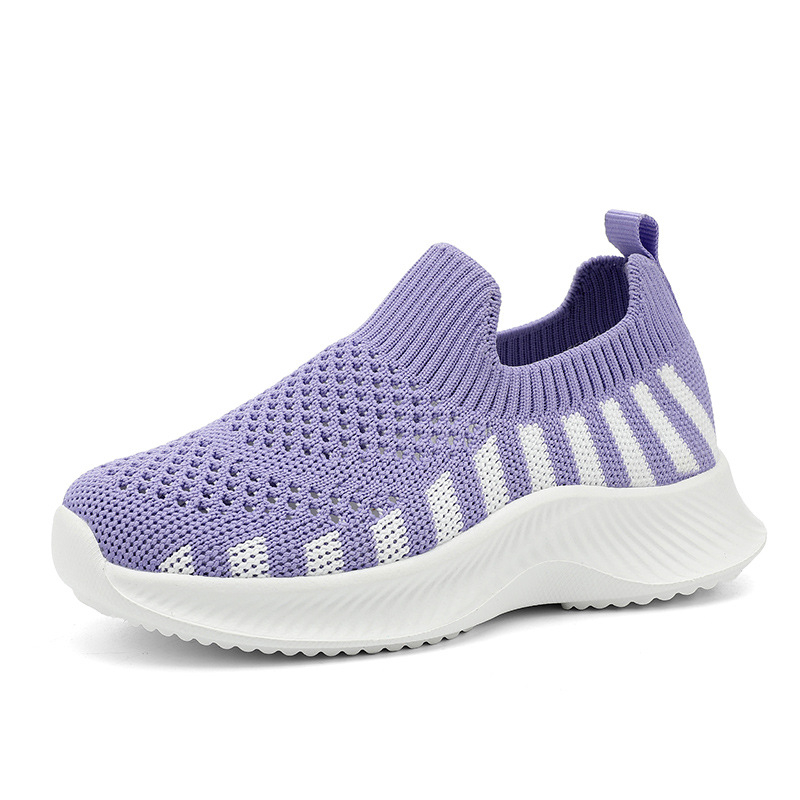 Dječje tenisice od pletenog materijala, prozračne, mekana EVA potplata, udobne, unisex casual tenisice za učenike osnovne škole, slip-on