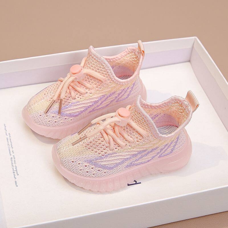 Gyerekeknek Coconut Sneakers – légáteresztő, könnyű futócipők puha talppal és hálós felülettel.