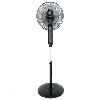 Lazy Elf napelemes, újratölthető álló ventilátor, 16 hüvelyk, nagy teljesítményű, oszcilláló fej