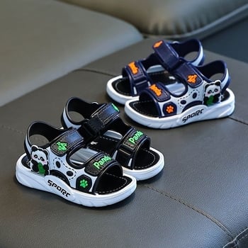 2026 nove casual Panda dječje sandale, lake, antislip za plažu, mrežasti gornji dio, boje: crna, zelena, plava i narančasta