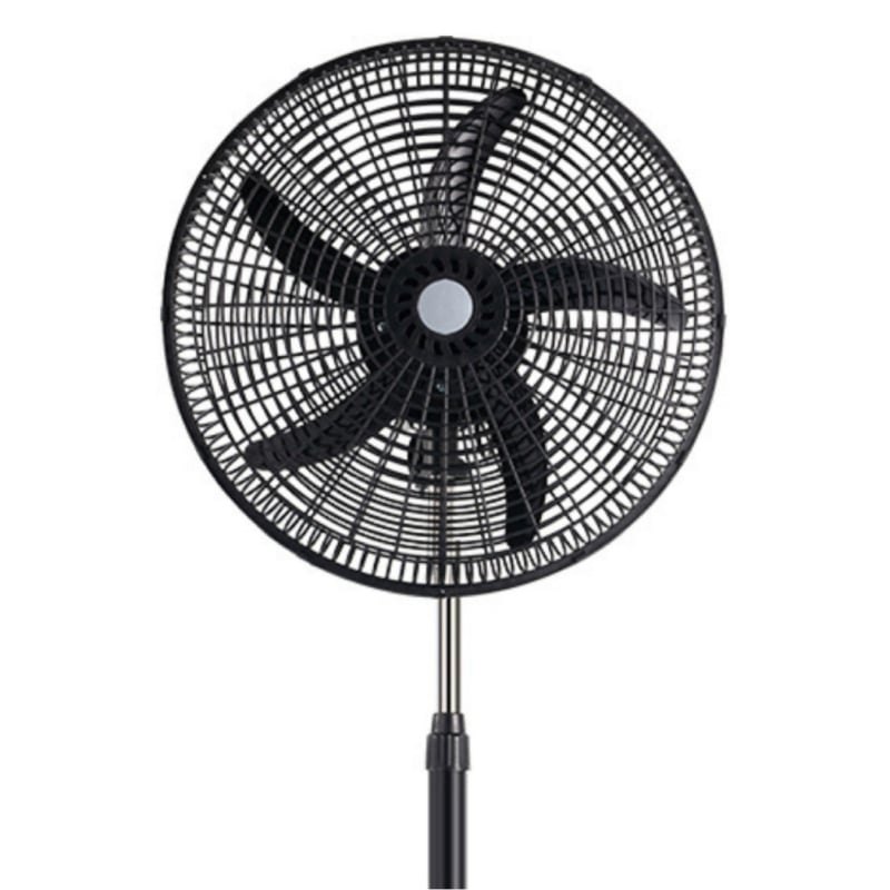 18 hüvelykes padlón álló ventilátor, öt lapáttal, erőteljes légáramlás