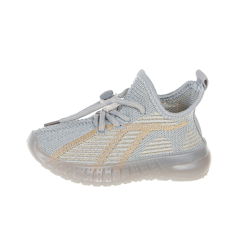 Dječje tenisice Coconut, prozračne flyknit gornji dio, unisex sportske tenisice s Velcro zatvaračem