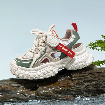HOBIBEAR gyerekeknek mesh cipő nyárra - lélegző, könnyű, hétköznapi casual sneaker, uniszex