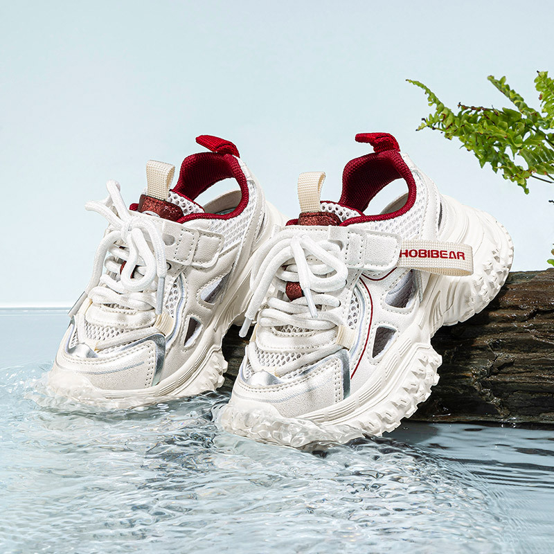 HOBIBEAR gyerekeknek mesh cipő nyárra - lélegző, könnyű, hétköznapi casual sneaker, uniszex