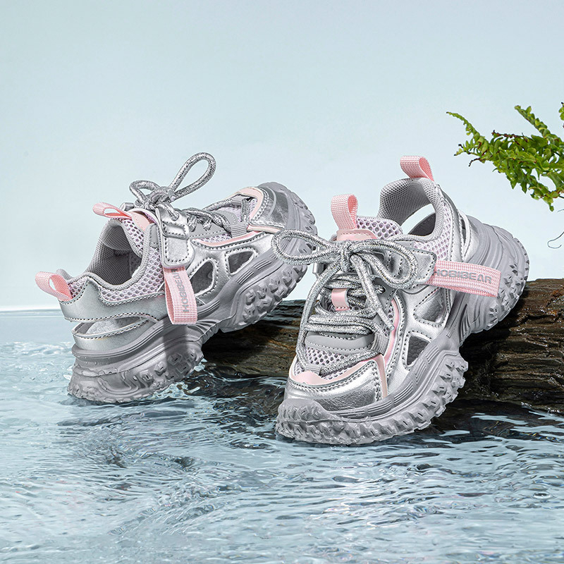 HOBIBEAR gyerekeknek mesh cipő nyárra - lélegző, könnyű, hétköznapi casual sneaker, uniszex