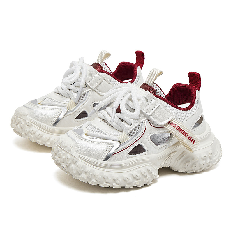 HOBIBEAR gyerekeknek mesh cipő nyárra - lélegző, könnyű, hétköznapi casual sneaker, uniszex