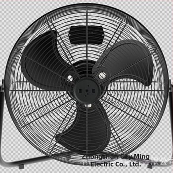 Stojanový ventilátor s 3 lopatkami, 220V, 50W, 3 rýchlosti, ovládanie tlačidlom, plastové puzdro, tichý chod 36-45 dB