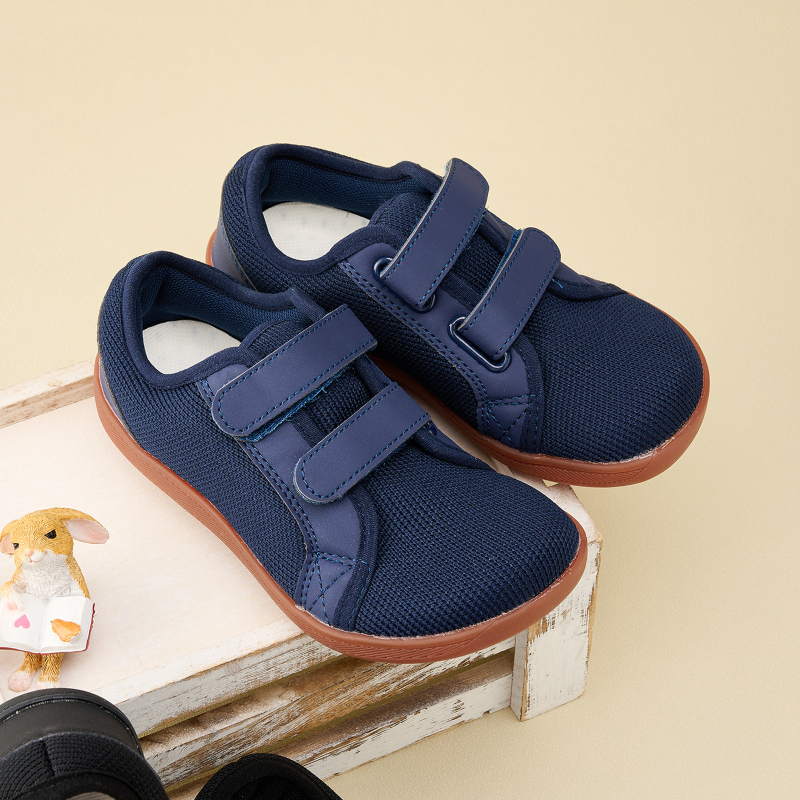 Proljetne dječje tenisice za vanjske aktivnosti, unisex, široka prednja strana, nizak profila s Velcro zatvaračem, prozračna mrežasta gornja površina