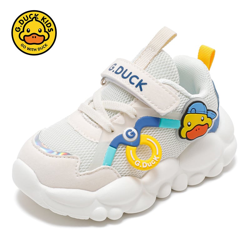 Παιδικά παπούτσια Little Yellow Duck για βήμα, αναπνεύσιμα παπούτσια για νήπια με μαλακή σόλα, αντιολισθητικά, Velcro