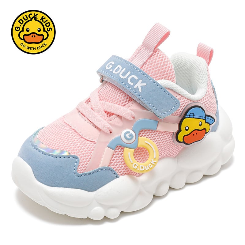 Παιδικά παπούτσια Little Yellow Duck για βήμα, αναπνεύσιμα παπούτσια για νήπια με μαλακή σόλα, αντιολισθητικά, Velcro