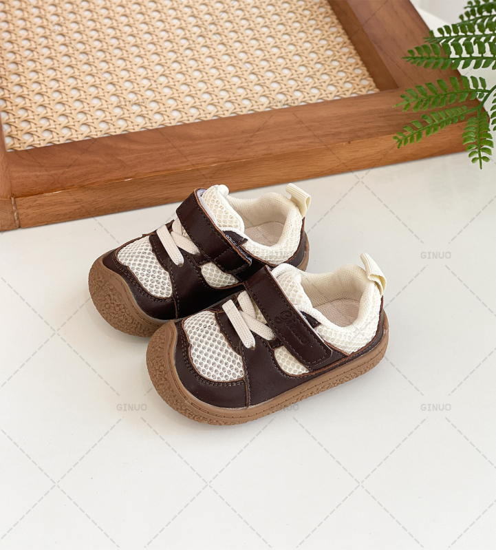 Cipelice za bebe 17–27, proljeće-jesen, mekana potplat, prozračne, s Velcro kopčom, za djecu 12–36 mjeseci, unisex