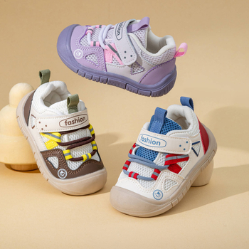 Dječje tenisice za hodanje od prozračne mrežaste tkanine, niski kroj, Velcro kopča, unisex, proljeće–jesen, 6–36 mjeseci