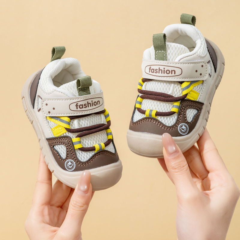 Dječje tenisice za hodanje od prozračne mrežaste tkanine, niski kroj, Velcro kopča, unisex, proljeće–jesen, 6–36 mjeseci