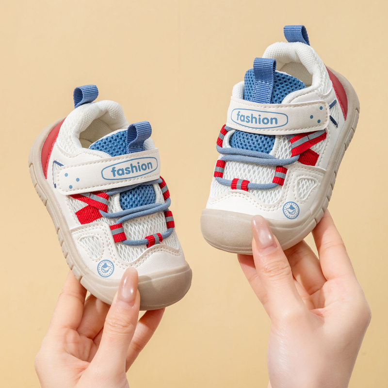 Dječje tenisice za hodanje od prozračne mrežaste tkanine, niski kroj, Velcro kopča, unisex, proljeće–jesen, 6–36 mjeseci