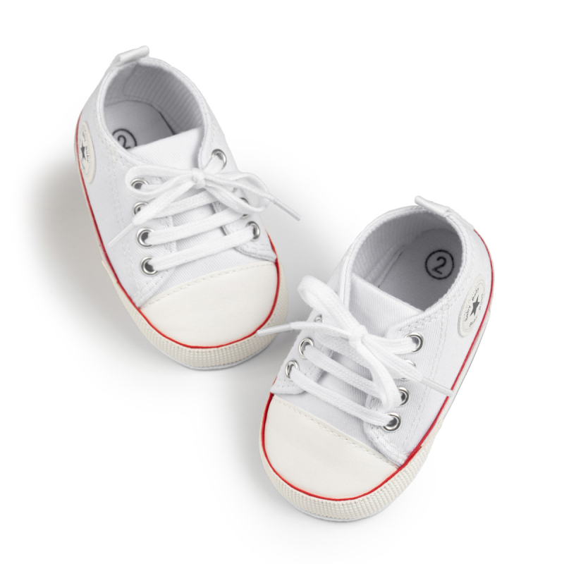 0-1 godina unisex platnene tenisice za bebe za prve korake, casual s mekanom potplatom, prozračne