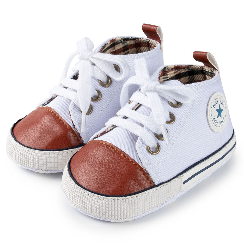 0-1 godina unisex platnene tenisice za bebe za prve korake, casual s mekanom potplatom, prozračne