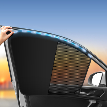 OEM prilagodljiva dvodijelna magnetska zavjesa za sunce za bočne prozore automobila