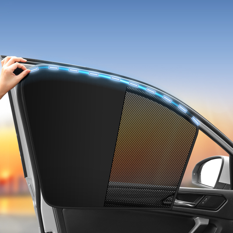 OEM prilagodljiva dvodijelna magnetska zavjesa za sunce za bočne prozore automobila