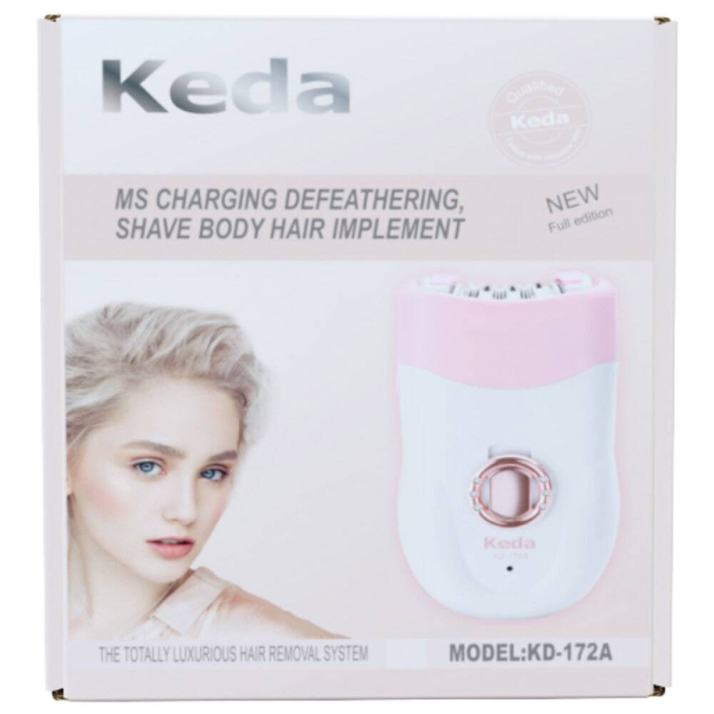Keda KD-172A Električni epilator za uklanjanje dlačica sa ruku, lica, nogu i tijela uz Type-C kabel