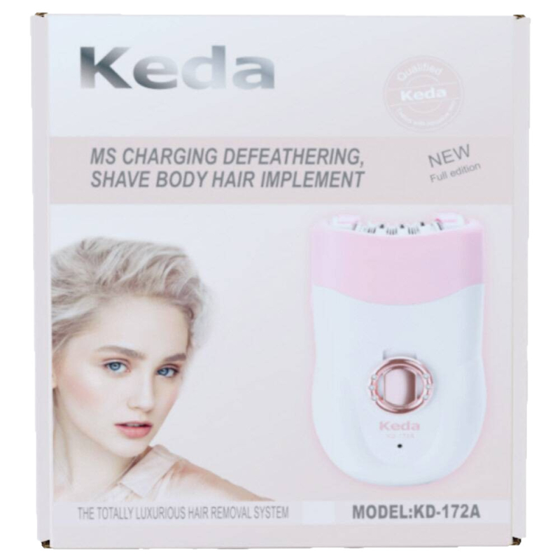 Keda KD-172A Električni epilator za uklanjanje dlačica sa ruku, lica, nogu i tijela uz Type-C kabel