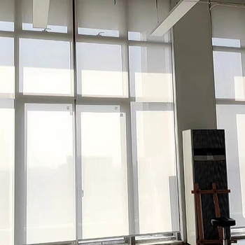 Ρολό κουρτίνες από ύφασμα με φως για γραφείο και μπαλκόνι – πλήρης σκίαση ή ημι-σκίαση, λευκό/γκρι/μπεζ, μοντέρνος μινιμαλισμός