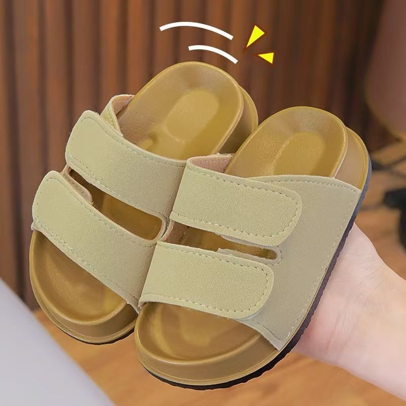 Slatke dječje sandale s debelim potplatom, s Velcro zatvaračem, inspirirane Birkenstock stilom, izdržljive, unisex