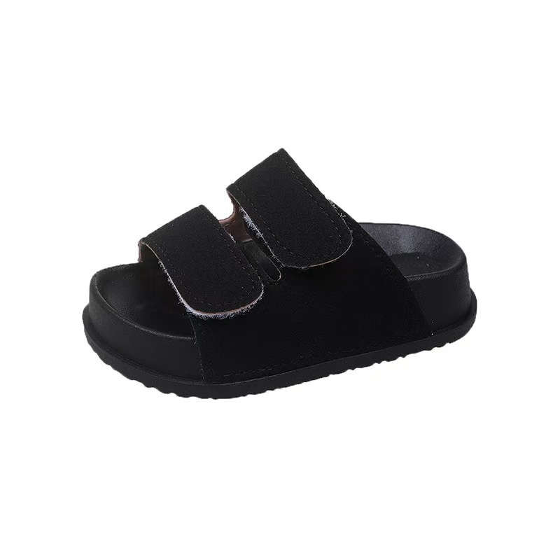 Slatke dječje sandale s debelim potplatom, s Velcro zatvaračem, inspirirane Birkenstock stilom, izdržljive, unisex